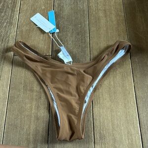 NWT Cupshe Brown Bikini bottom size medium women’s